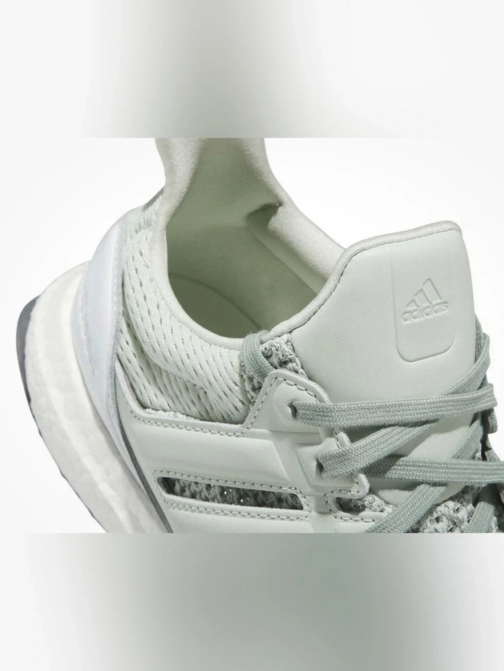 adidas Men's Running Shoes in Light Green and White